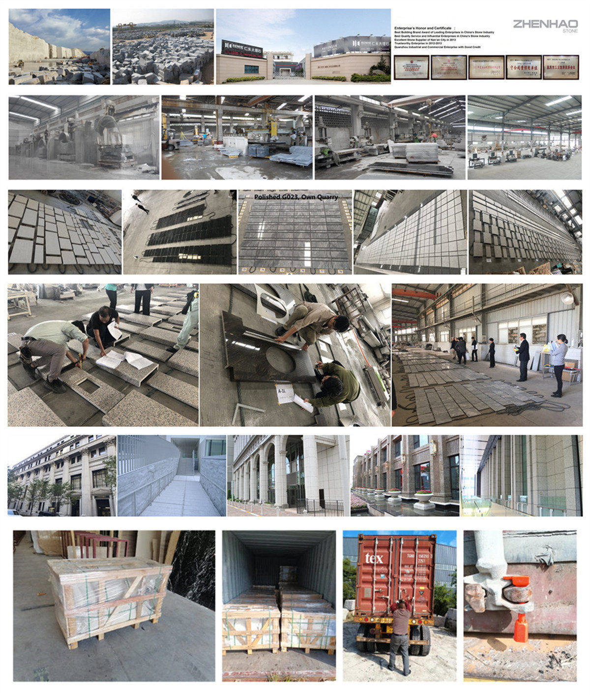 Zhenhao Stone Granite Tiles factory Zhenhao Stone Granite Tiles factory