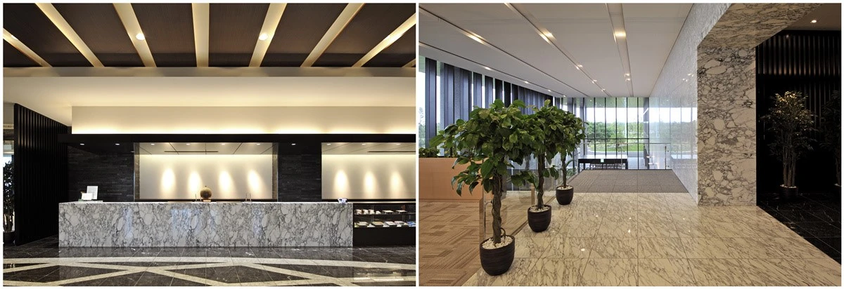 Arabescato marble tiles for Japan Naha golf club wall and floor Arabescato marble tiles for Japan Naha golf club wall and floor