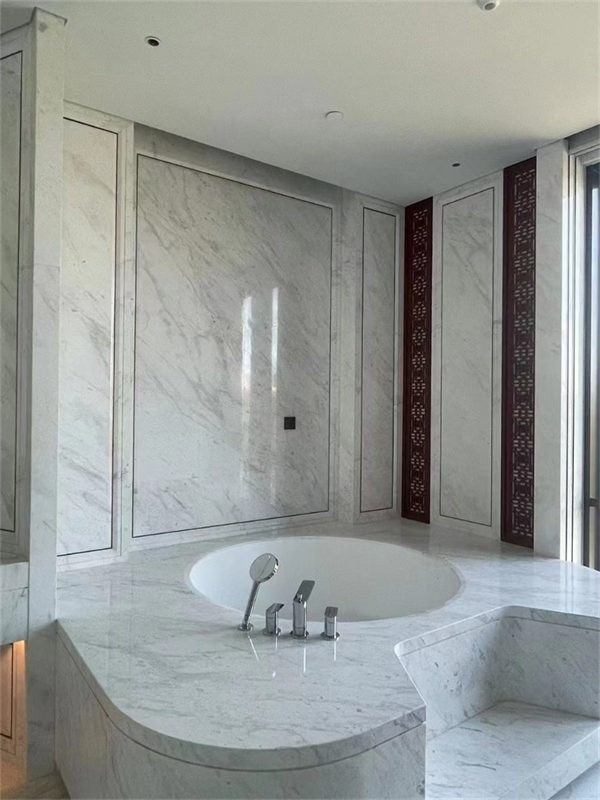 ARISTON WHITE MARBLE bathroom wall and floor ARISTON WHITE MARBLE bathroom wall and floor